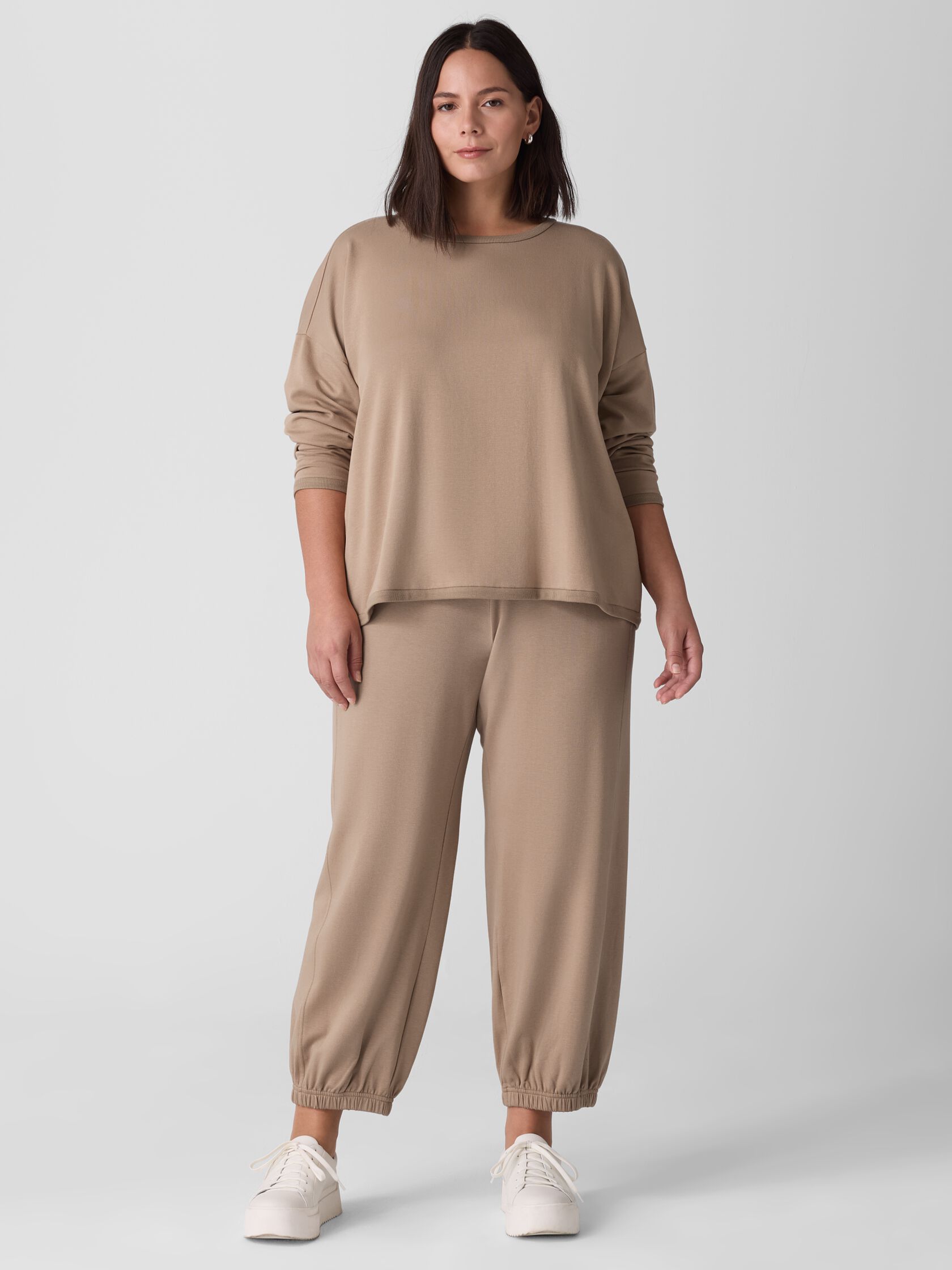 Cozy Brushed Terry Hug Box-Top