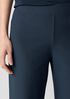 Washable Stretch Crepe Straight Pant
