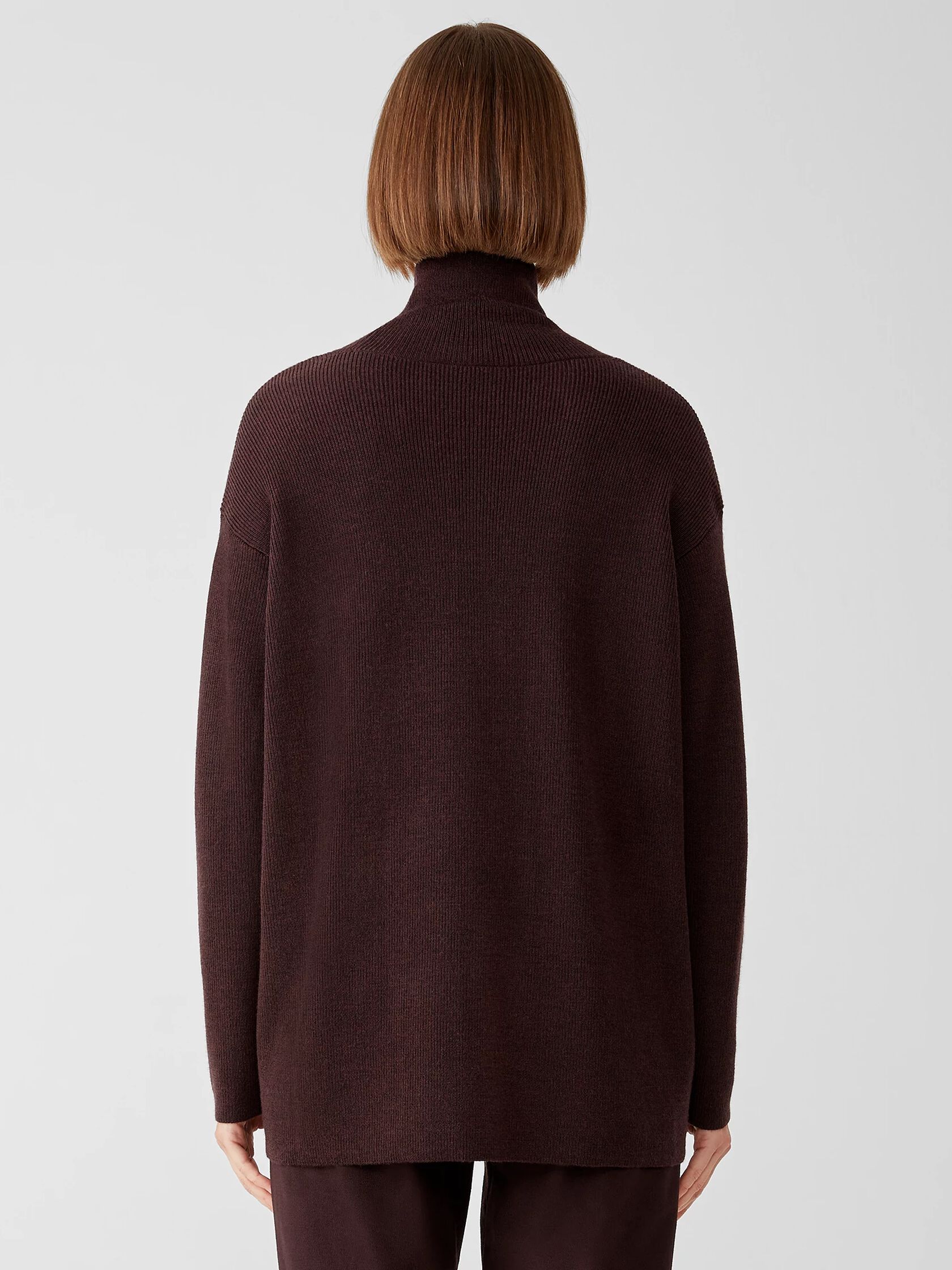 Merino Turtleneck Top in Responsible Wool