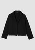 Organic Cotton Tweed Classic Collar Jacket
