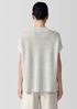 Merino Mock Neck Top in Regenerative Wool
