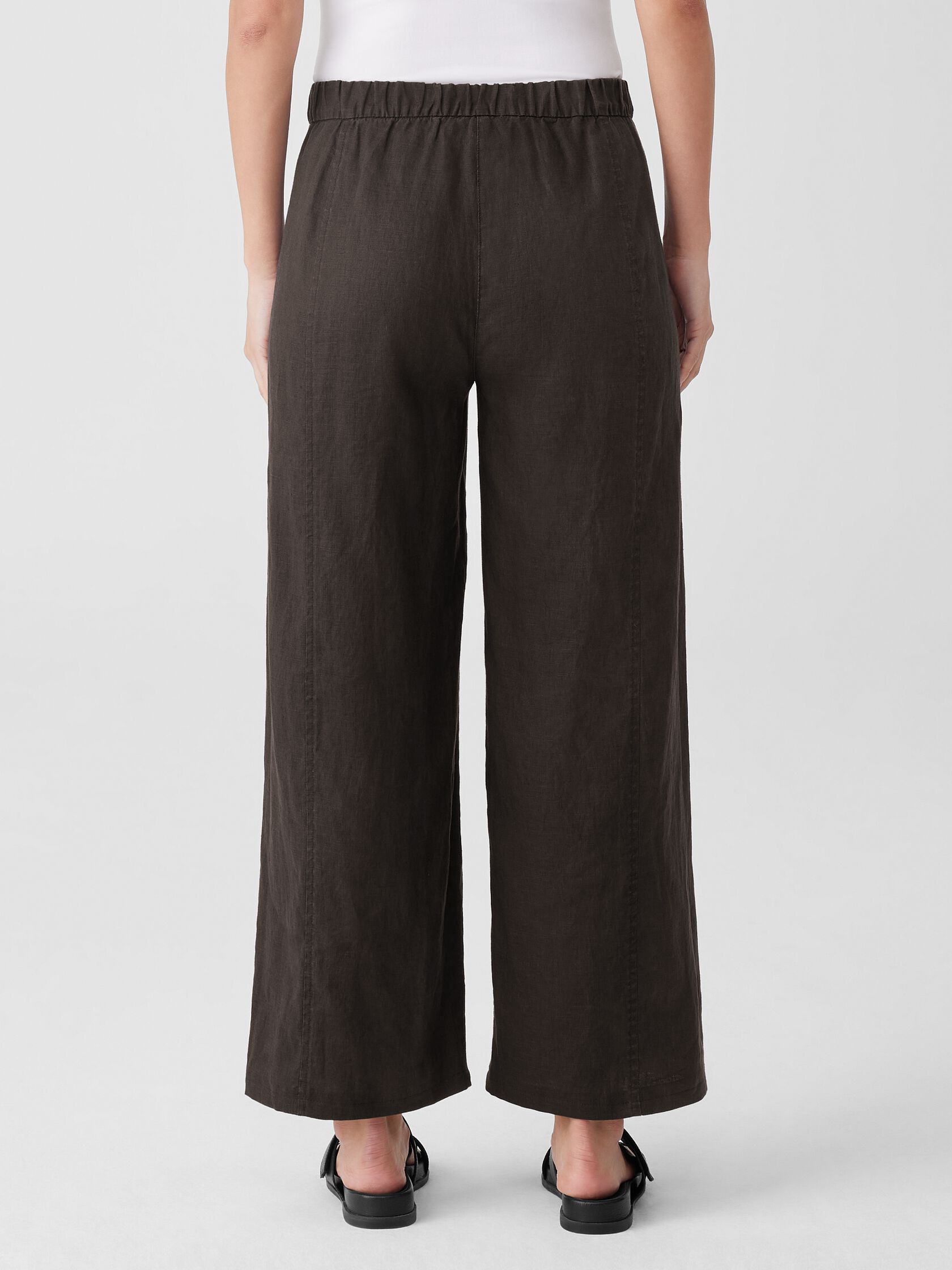 Organic Linen Wide Trouser Pant