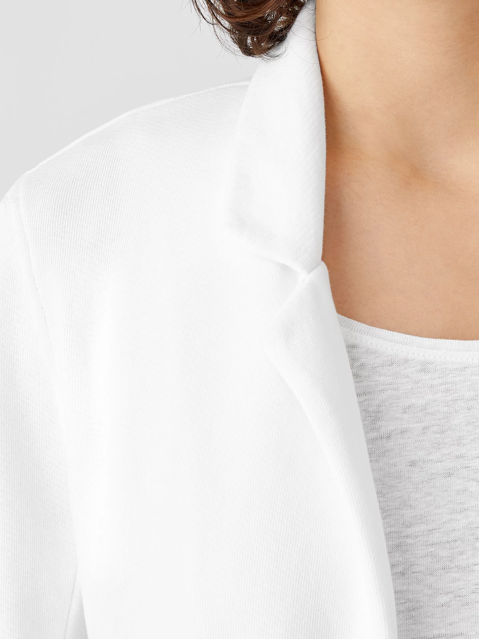 Lightweight Organic Cotton Terry Blazer