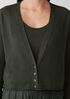 Organic Linen Cotton Cropped Cardigan