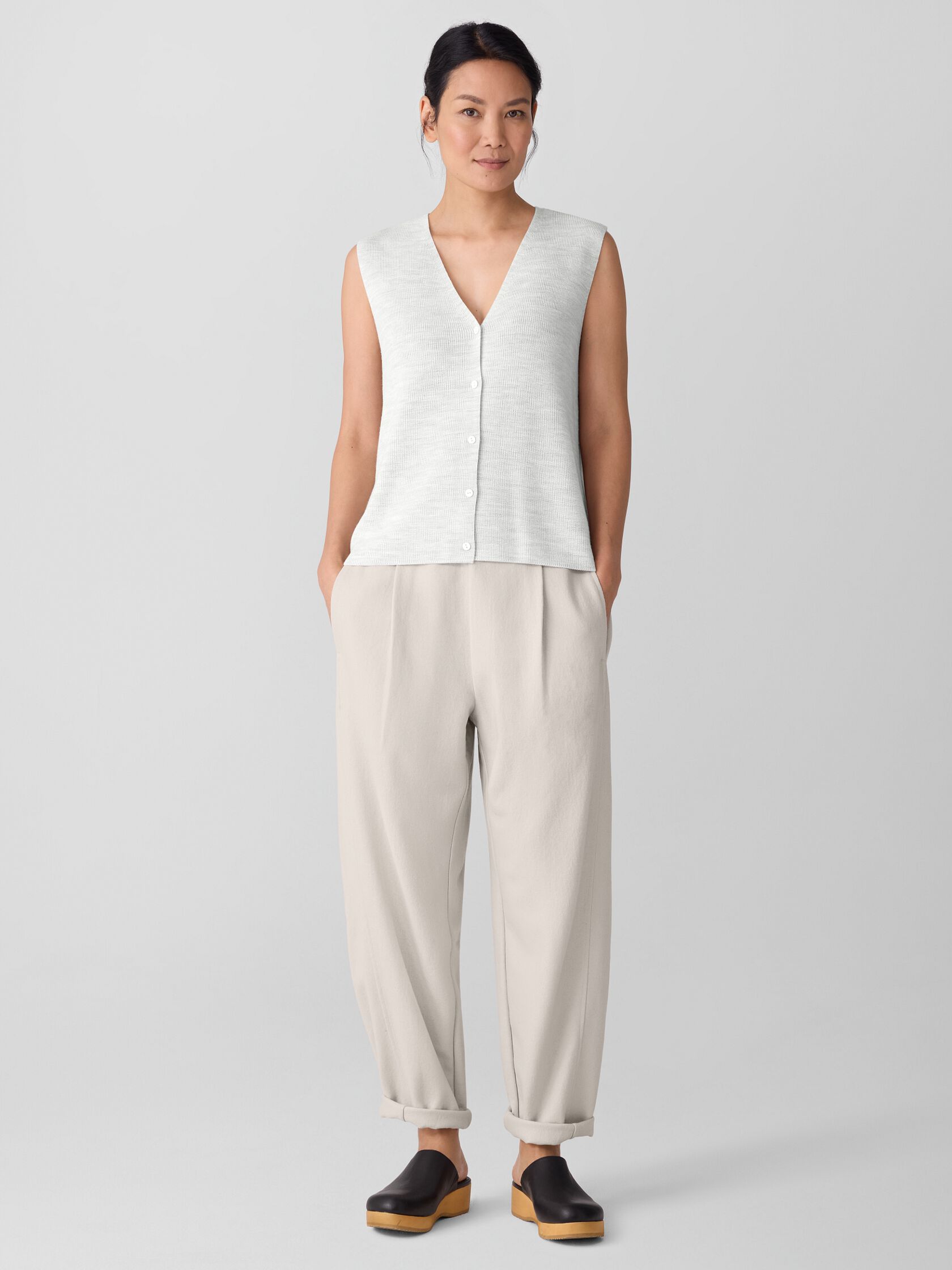 Merino Vest in Regenerative Wool