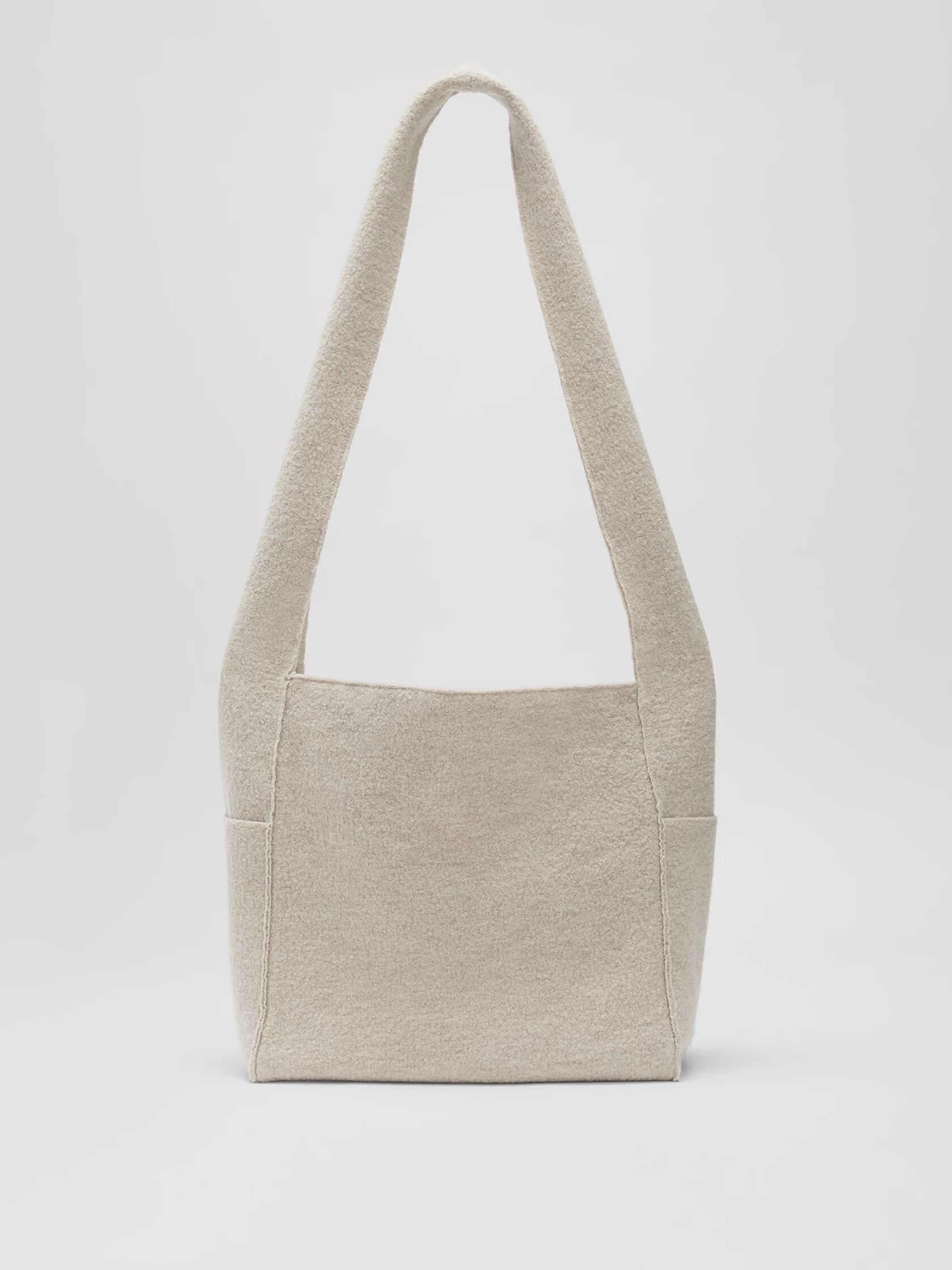 Lightweight Boiled Wool Crossbody Bag in Responsible Wool