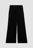 Velvet Wide-Leg Pant