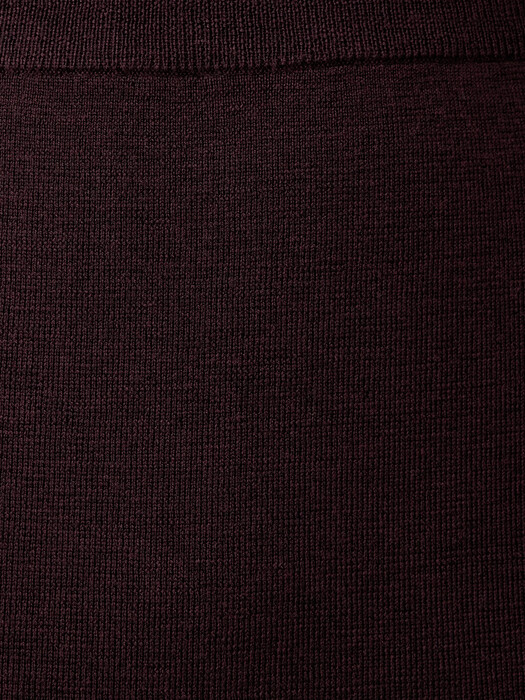 Merino Rib Pencil Skirt in Regenerative Wool