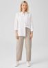 Cotton Hemp Stretch Lantern Pant