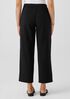 Cotton Blend Ponte Wide-Leg Pant
