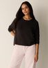 Superfine Merino Crew Neck Top in Regenerative Wool