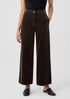 Organic Cotton Stretch Corduroy Wide-Leg Pant