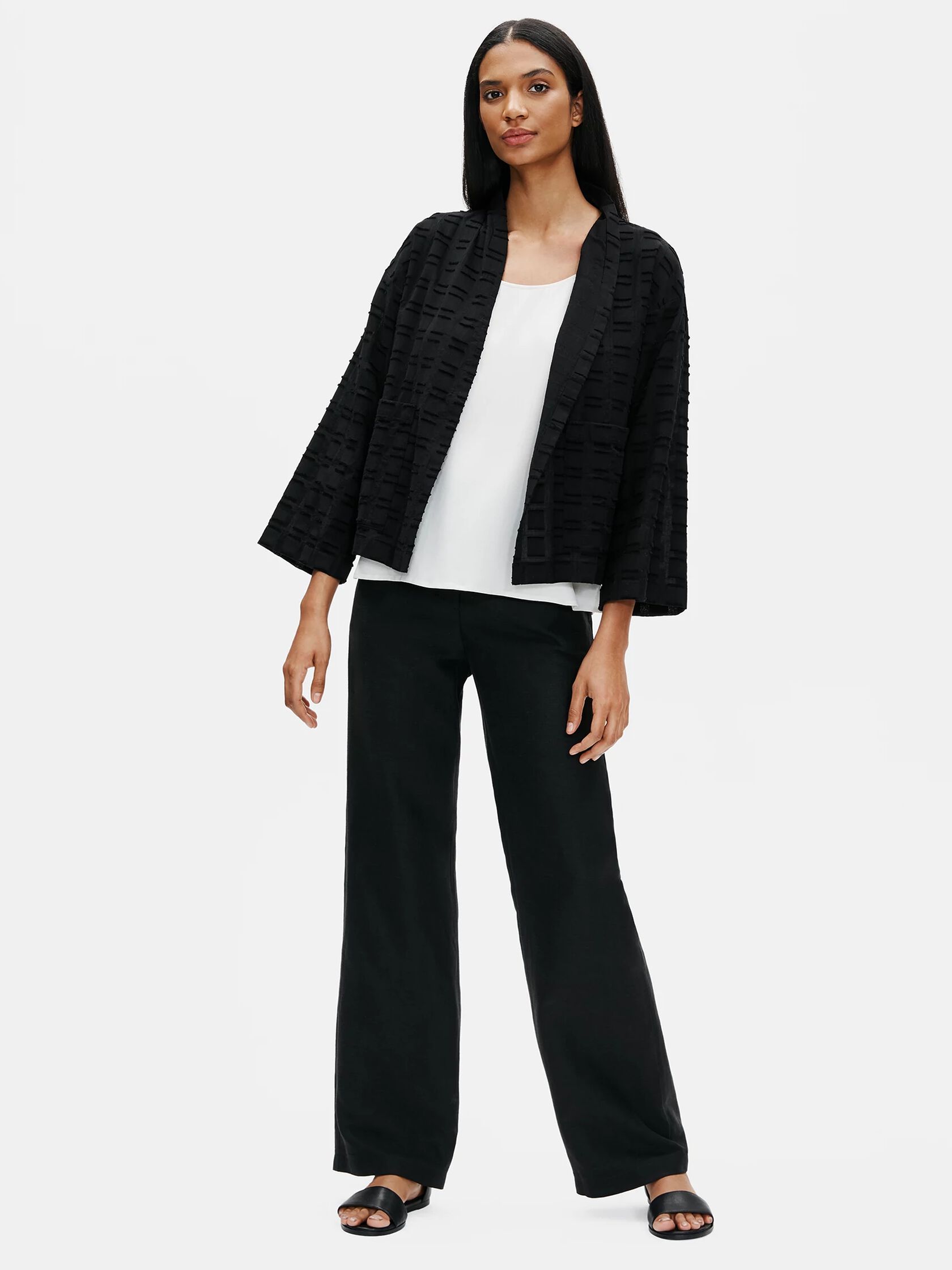Organic Cotton Shadow Square Jacket