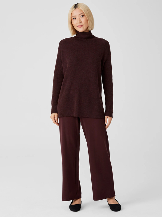 Stretch Jersey Knit Straight Pant