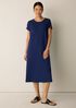 Cozy Organic Cotton Slub Tee Dress