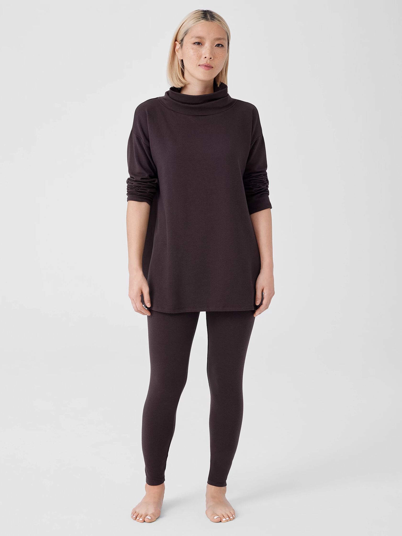 Cozy Brushed Terry Hug High-Waisted Leggings