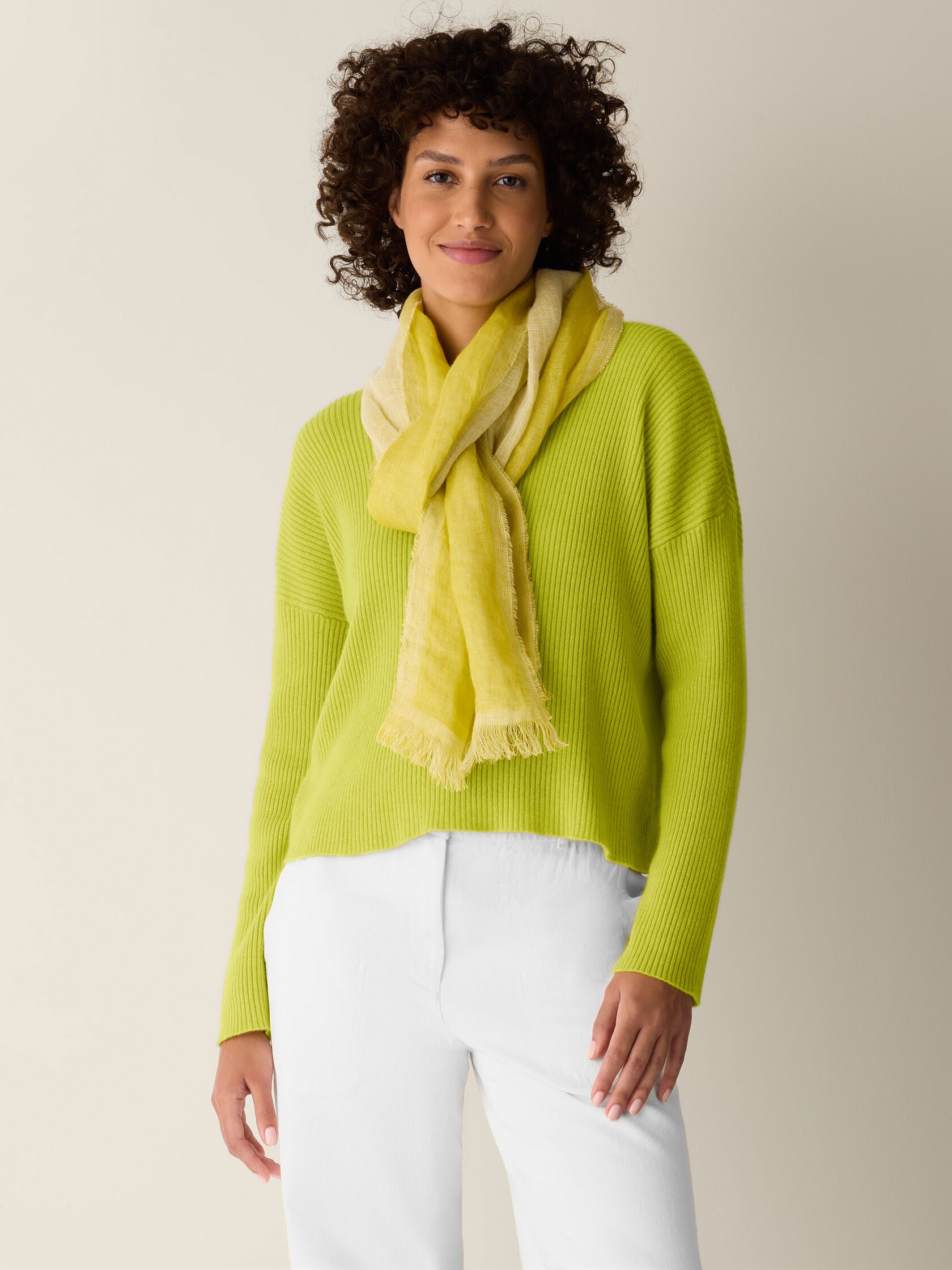 Linen Doubleweave Scarf