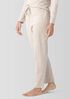 Mélange Organic Cotton Interlock Slouchy Sleep Pant