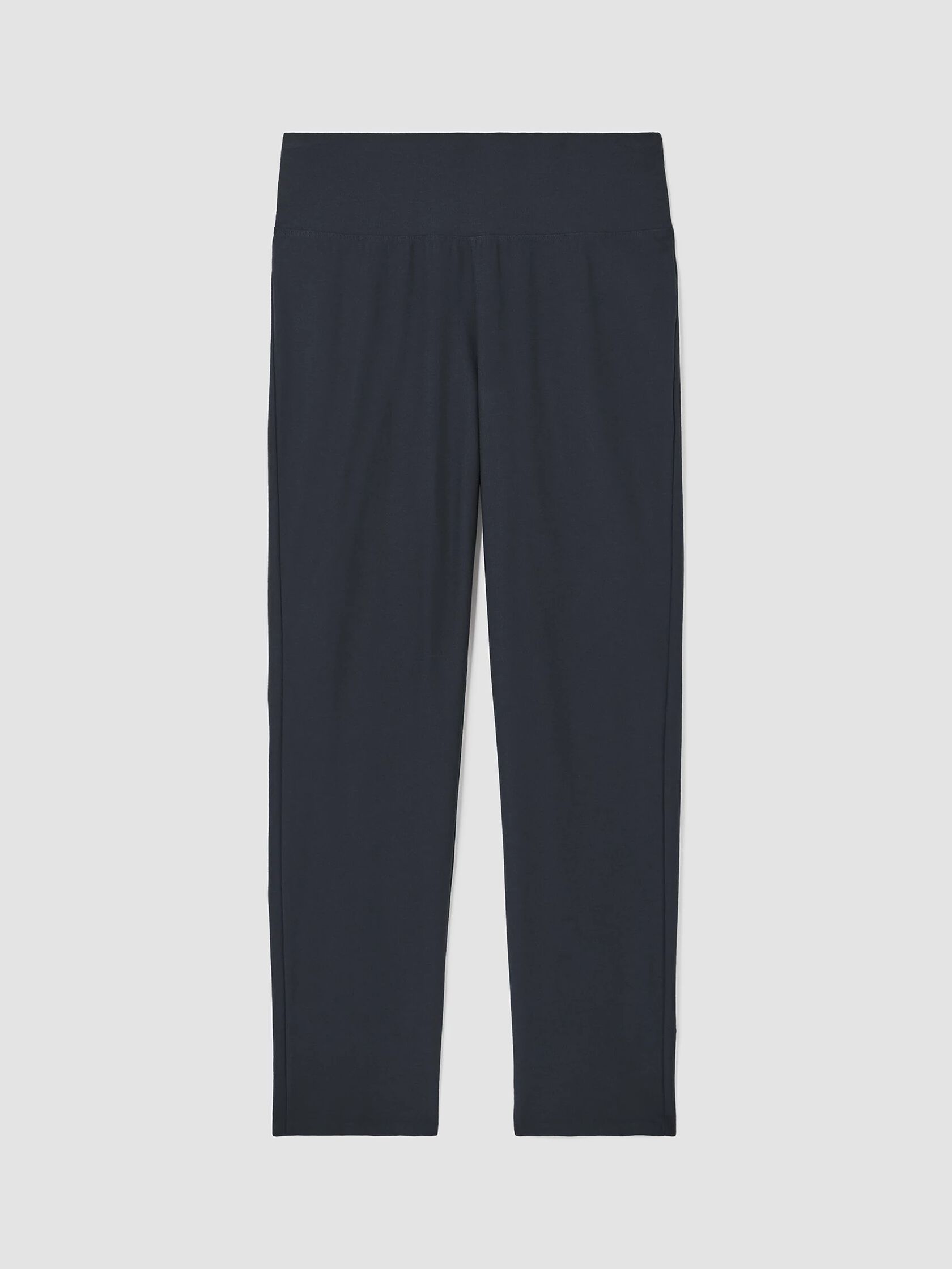 Washable Stretch Crepe High-Waisted Pant