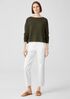 Organic Linen Cotton Jersey Box-Top