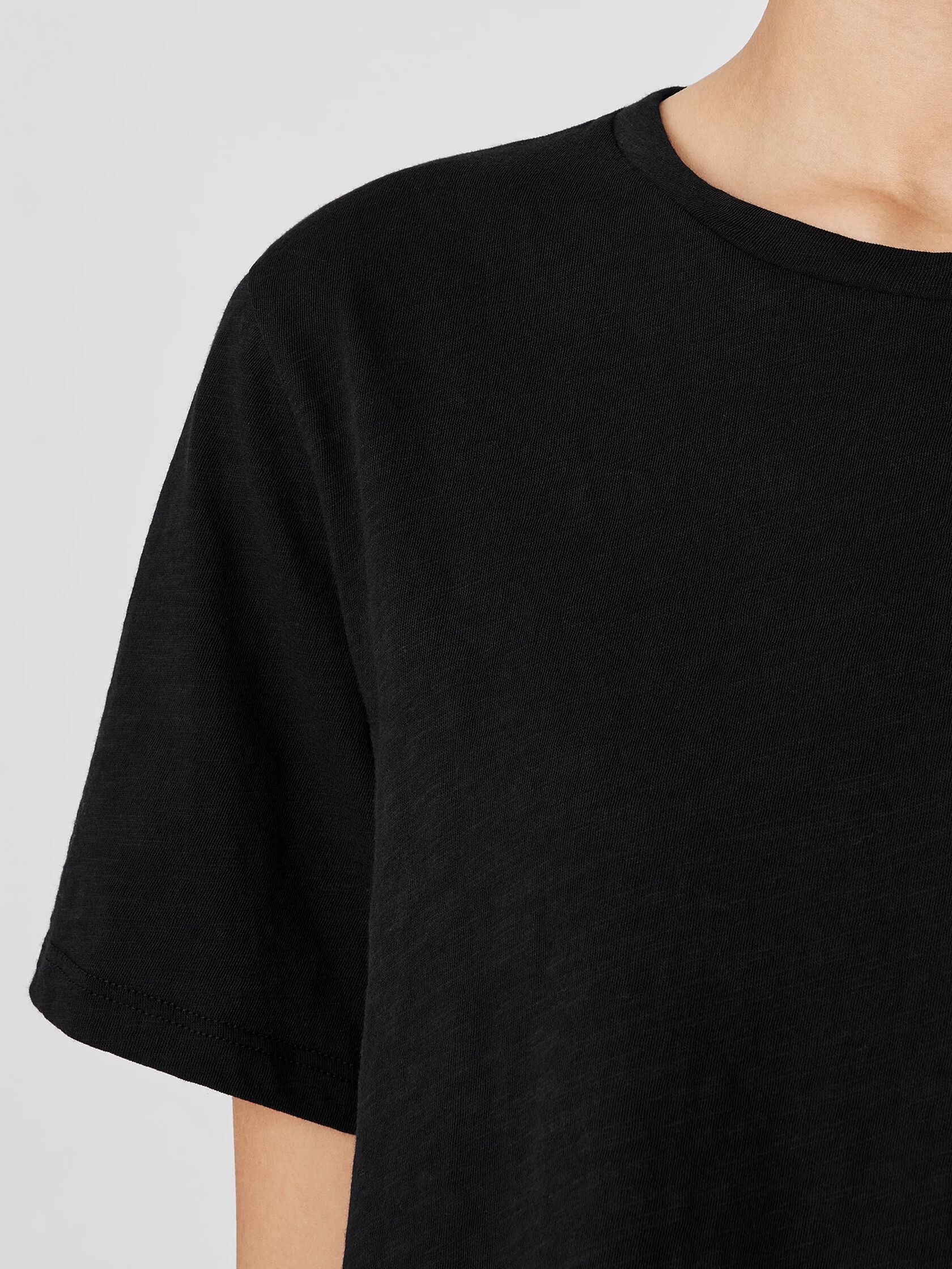 Organic Cotton Slubby Jersey Tee