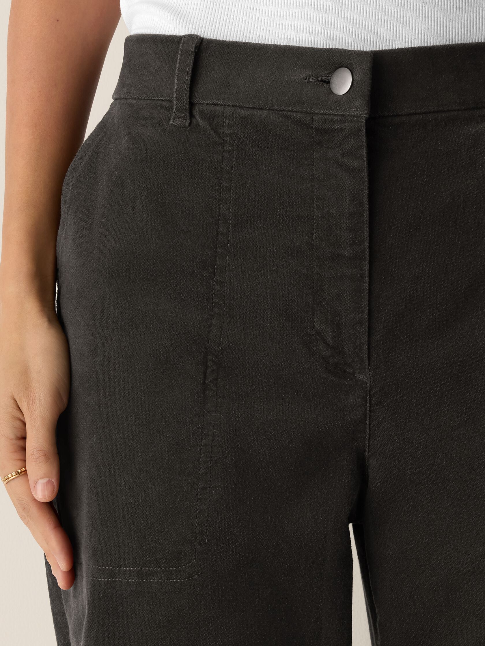 Brushed Organic Cotton Arch Pant