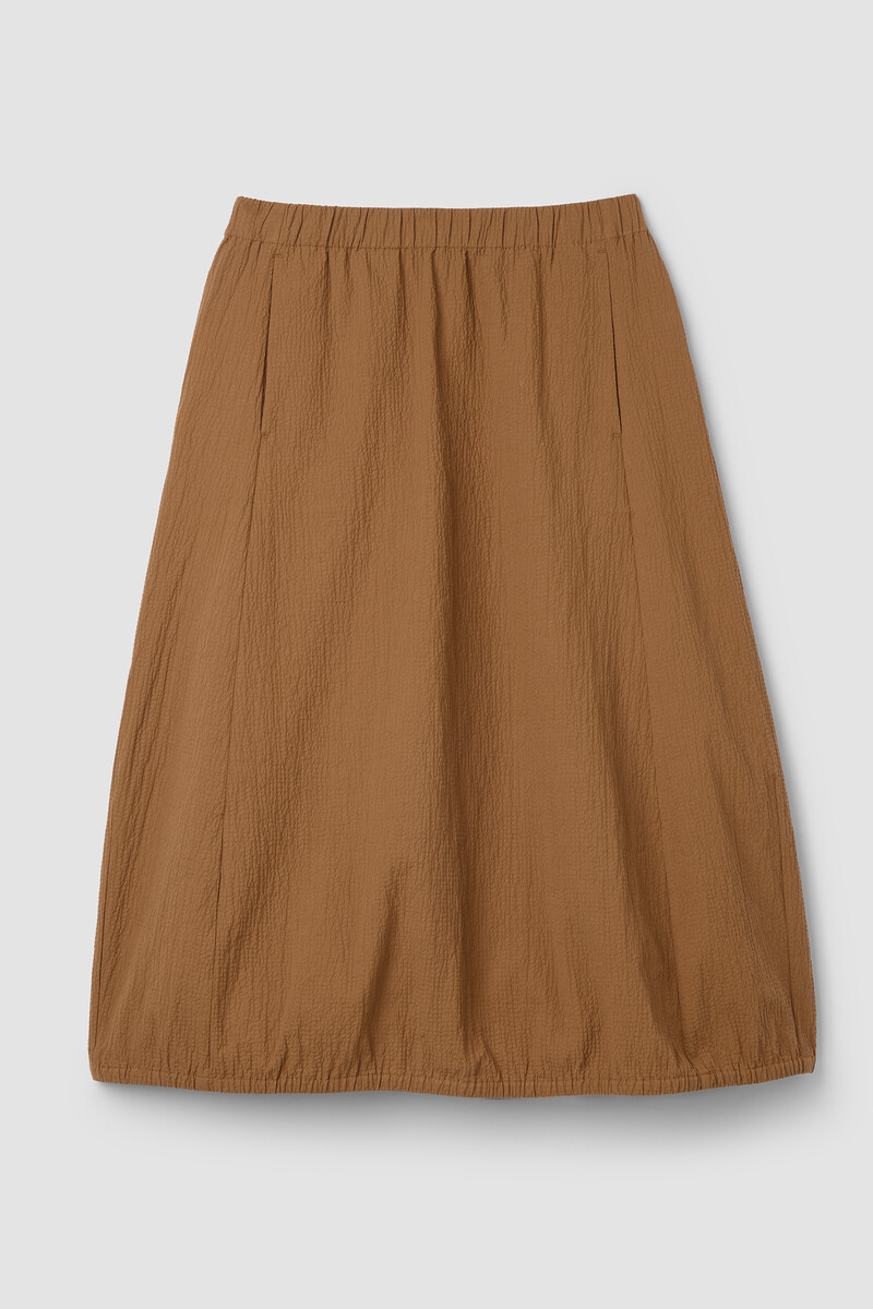 Organic Cotton Pucker Lantern Skirt Organic Cotton Pucker Lantern Skirt