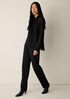 Sheer Silk Georgette Classic Collar Pintuck Shirt