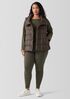 Eggshell Recycled Nylon Stand Collar Vest
