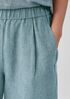 Washed Organic Linen Delave Lantern Pant