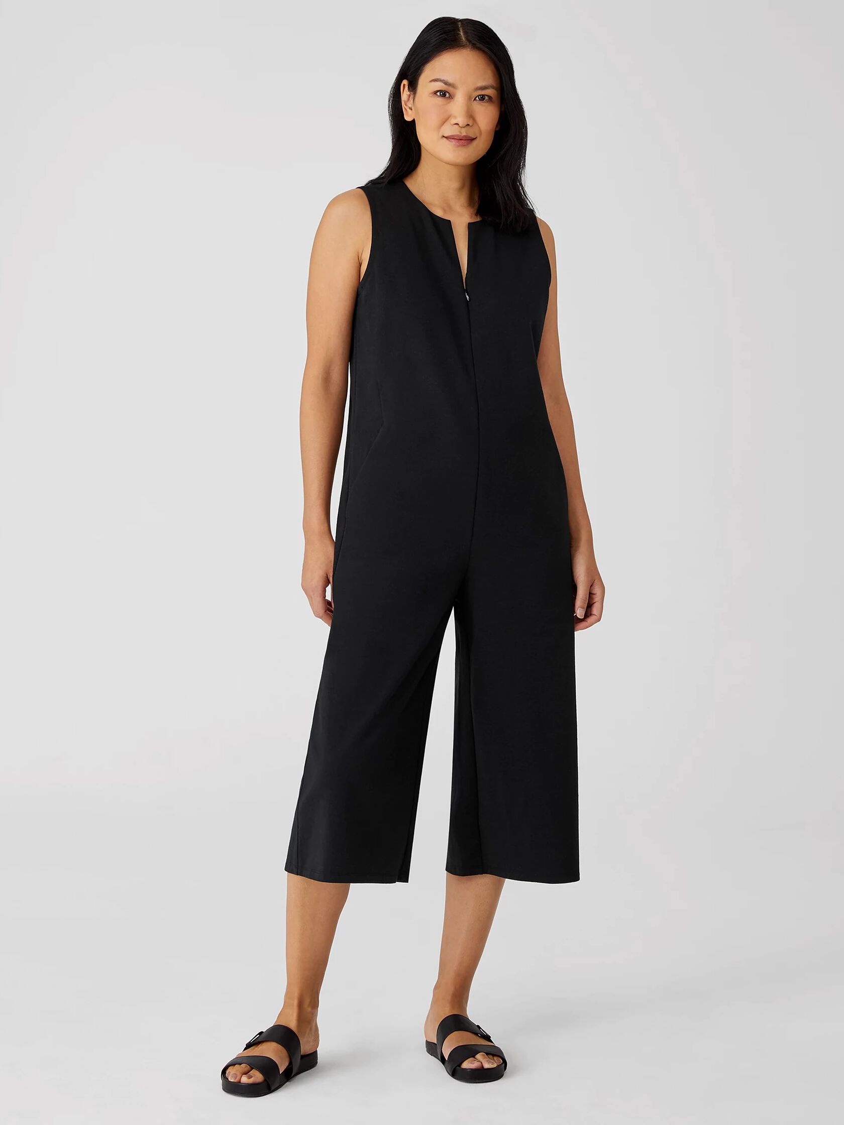 Cotton Ponte Jumpsuit