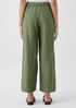 Washed Organic Linen Délavé Wide Trouser Pant