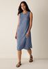 Textured Silk Jacquard Wrap Dress