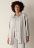 Garment-Dyed Utility Cotton Classic Collar Long Jacket