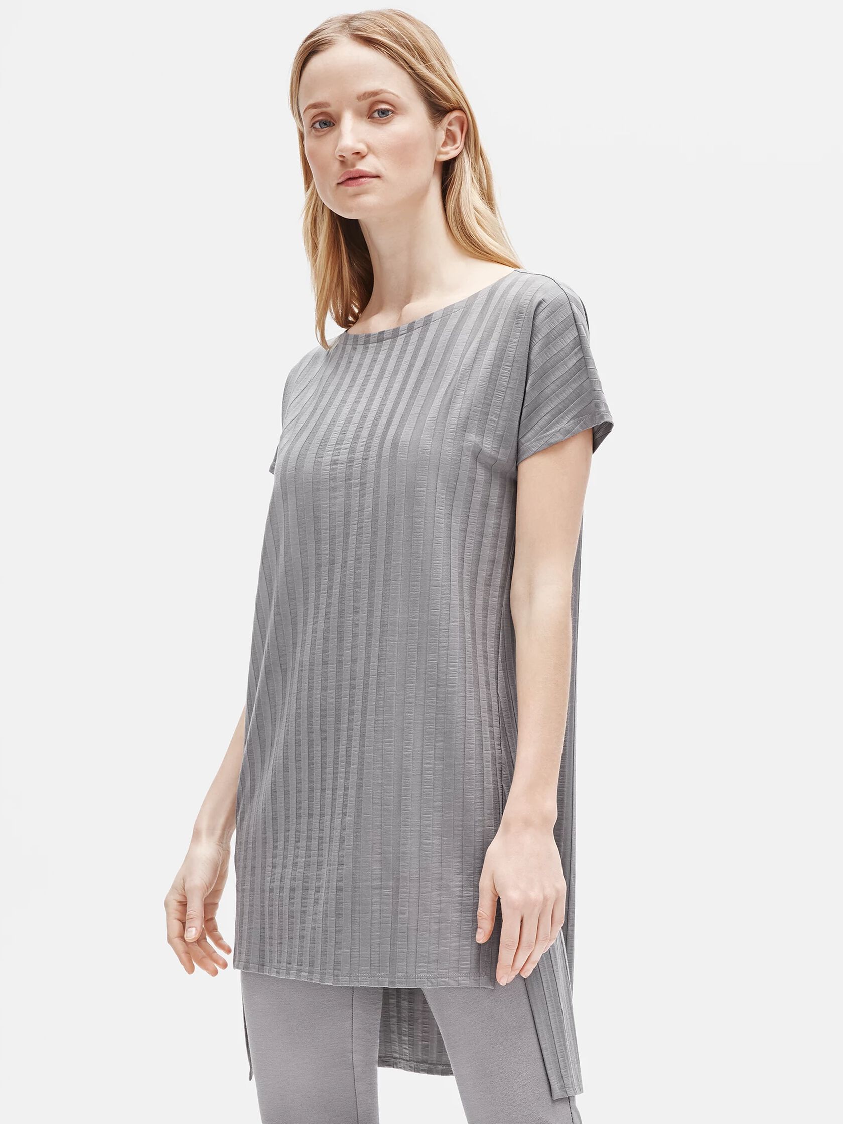 Wide Rib Stretch Tunic