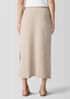 Lightweight Organic Cotton French Terry A-Line Skirt