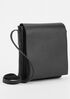 Italian Leather Square Crossbody Bag