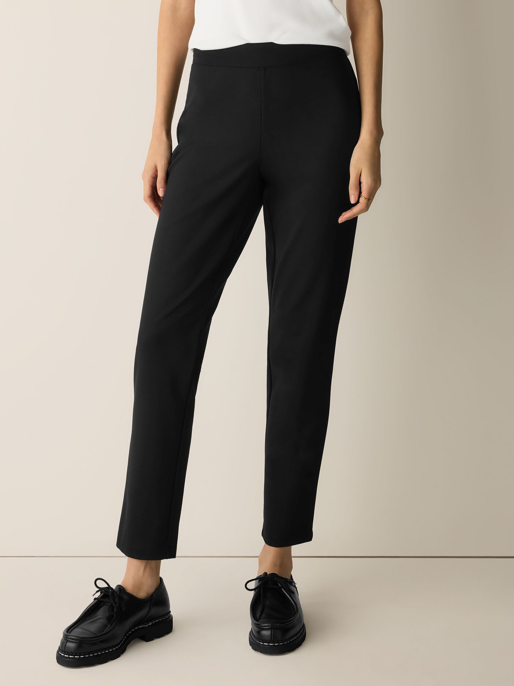Washable Flex Ponte Slim Pant