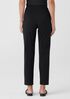 Cotton Blend Ponte Slim Pant