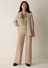 Felted Wool Jersey Wide-Leg Pant in Regenerative Wool