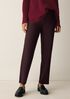Washable Stretch Crepe Straight Pant