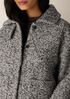 Marled Wool Tweed Classic Collar Jacket