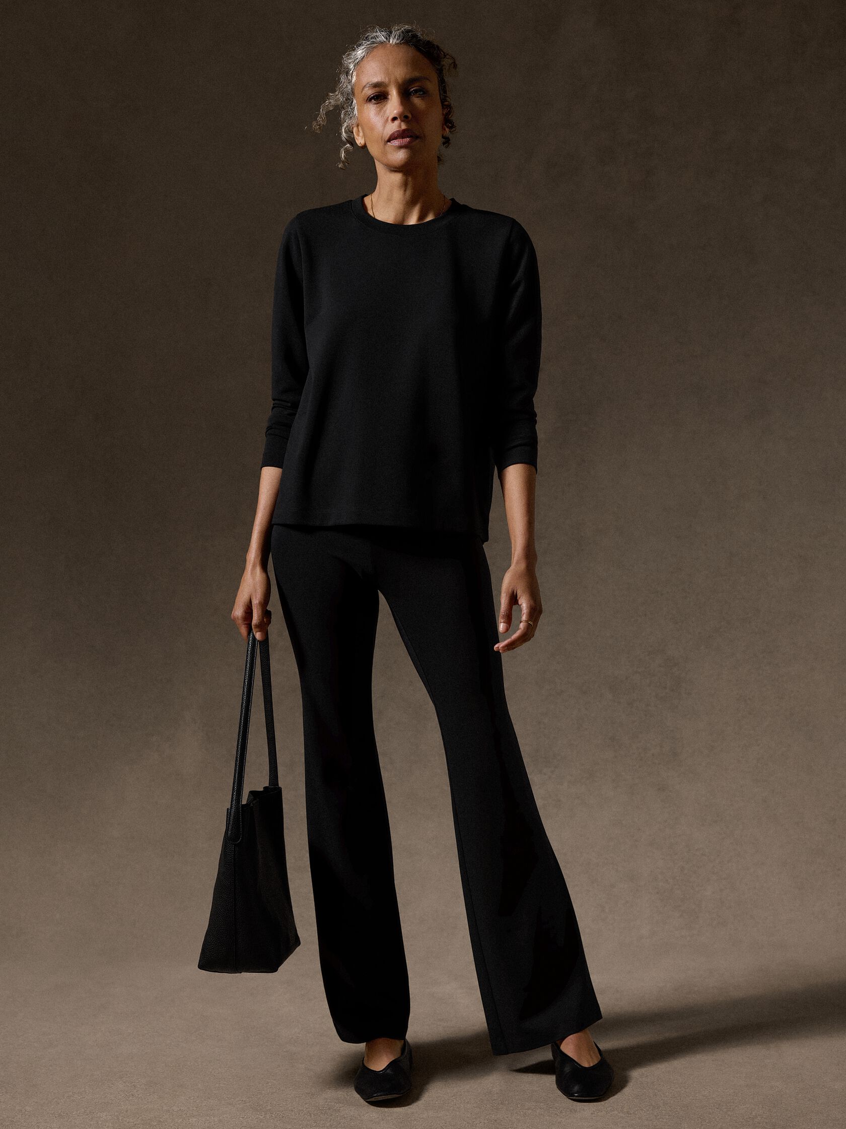 Extra-Fine Ponte Kick Pant