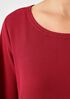 Cozy Organic Cotton Thermal Bateau Neck Top