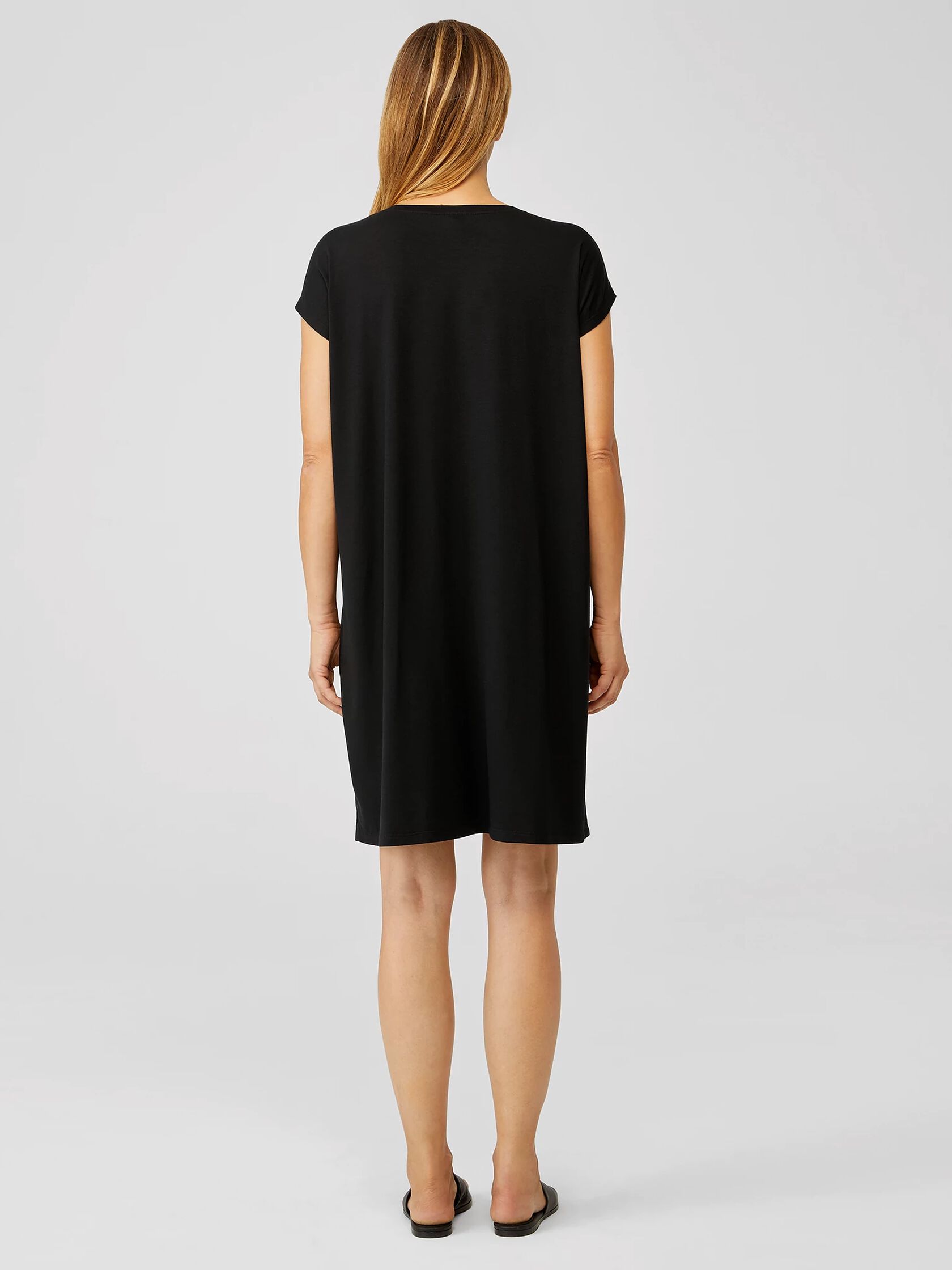 Fine Jersey V-Neck Dress