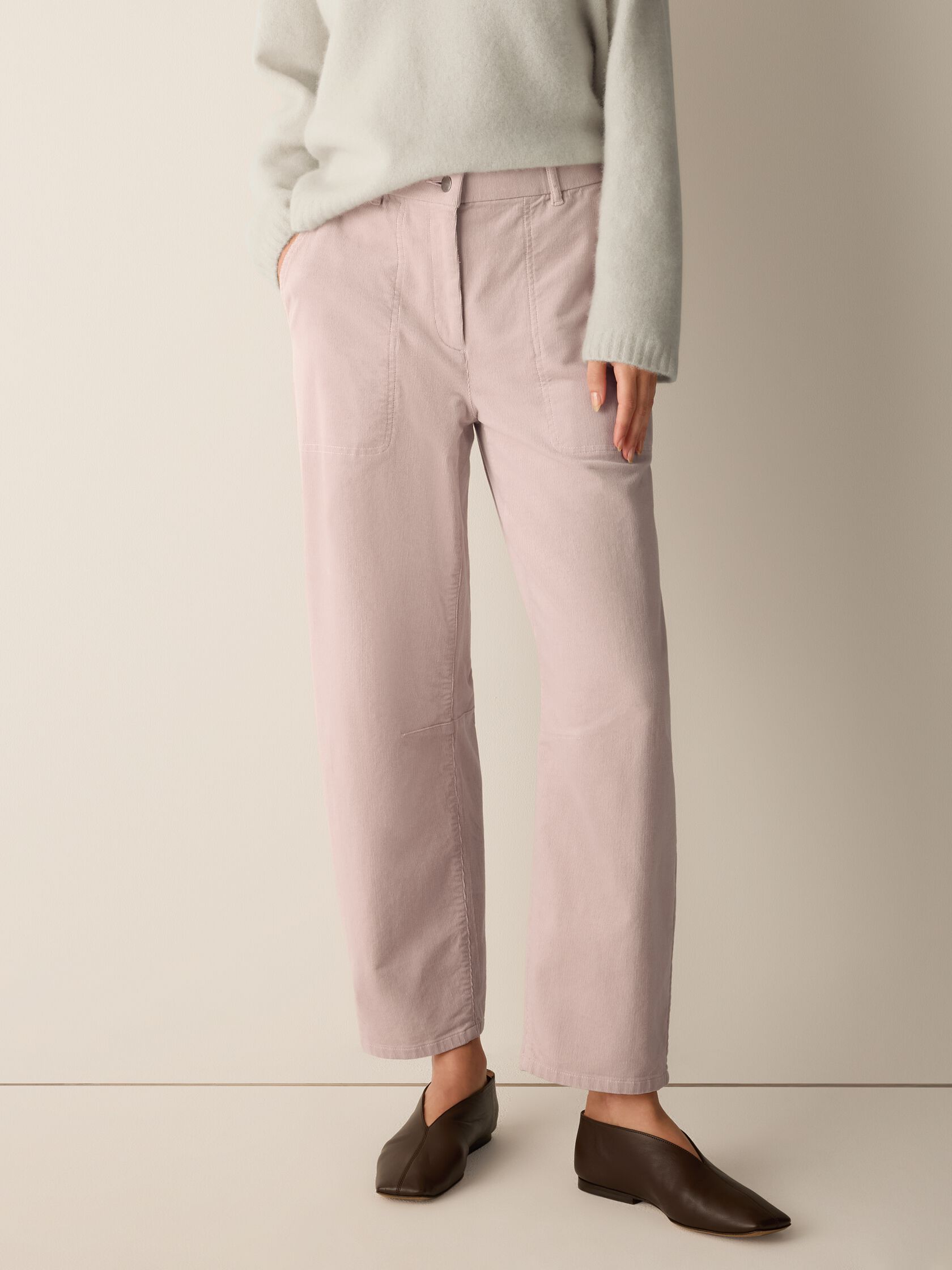 Organic Cotton Stretch Corduroy Arch Pant
