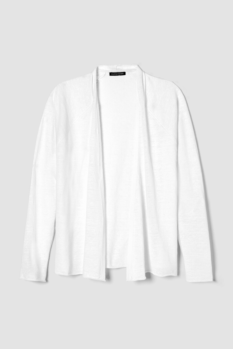 Organic Linen Cotton High Collar Cardigan Organic Linen Cotton High Collar Cardigan