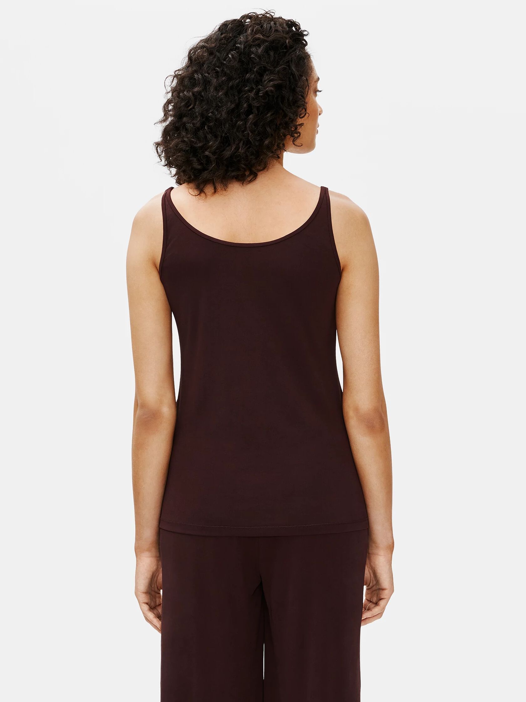 Stretch Silk Jersey Slim Cami