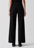 Washable Stretch Crepe Wide-Leg Pant
