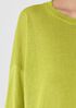 Organic Linen Cotton Cord Crew Neck Top